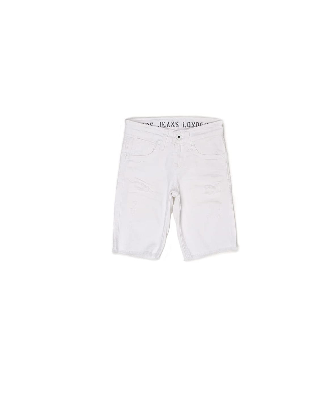 Pepe Jeans BoyS Chino Shorts (Pb800624P57_White_7 8 Years)