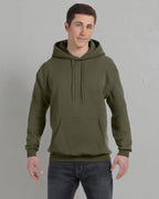 Unisex Ecosmart 5050 Pullover Hooded Sweatshirt - WHITE - S(D0102H7D72X)