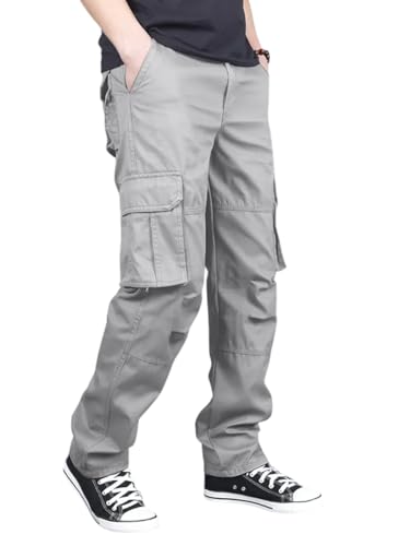 Tagas MenS Cargo Pant || Trousers Casual Pant|| Trackpant For Mans ||(Mc-12) (In, Numeric, 32, Regular, Standard, Grey)