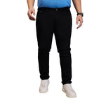 Bigbanana Plus Size MenS Regular Fit Solid Jeans (Zenith,Black,7Xl)