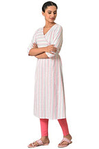 Aurelia Women Cotton Regular Kurta & Tight