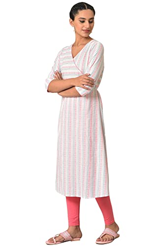 Aurelia Women Cotton Regular Kurta & Tight