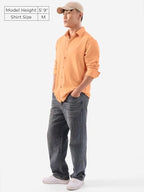 The Souled Store: 100% Cotton Men & Boys Long Sleeve Collared Neck Button Front Solid Textured Shirts