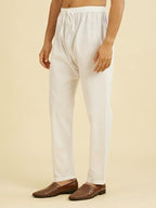 Diwas By Manyavar MenS Cotton Solid Pyjama