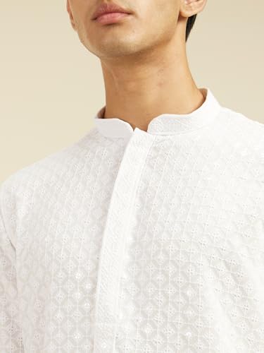 Diwas By Manyavar MenS Viscose Embroidery|Sequin Work Kurta