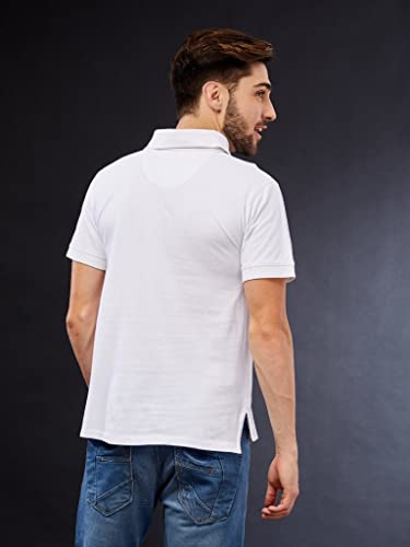 Leriya Fashion Mens Polo-Neck with Zip Closure Type T-Shirt || Half Sleeves Casual T-Shirt for Men || Ragular Wear Classic T-Sh