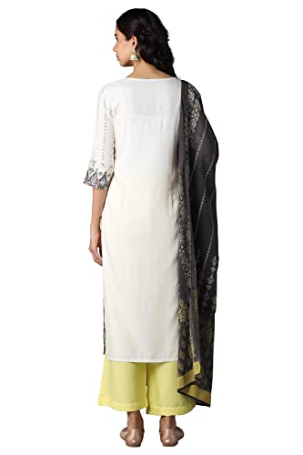 Aurelia Women'S Viscose Kurta, Palazzo & Dupatta