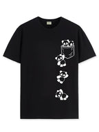 ADRO Mens Solid Regular Fit T-Shirt (RN24-POC-BL_Black