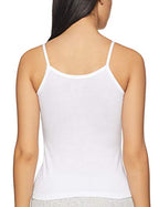 Rupa Softline Solid Regular Fit Women Super Combed Cotton Adjustable Spaghetti Strap Top, Under-Shirt,Stretchable and Body-Huggi