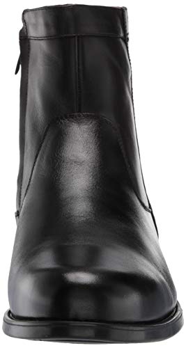 Florsheim Men's Medfield Plain Toe Zip Boot Fashion, black, 12 Wide