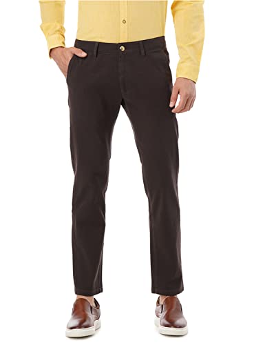 FYLTR Mens Regular Khakis (FYLSS23MK-004_Reindeer Brown_28)