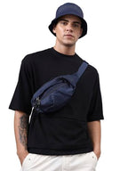 Bewakoof Mens Solid Super Loose T-Shirt_604527_Black_L