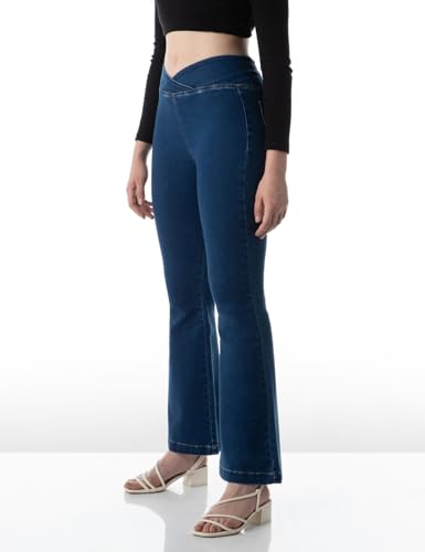 INKD Regular Fit Womens Jeans (INKSS24WJN-404_Denim Delight