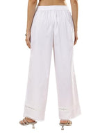 Libas WomenS Straight Fit Palazzos (Pl1669_White_M)