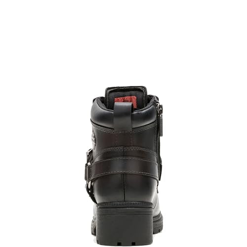 HARLEY-DAVIDSON FOOTWEAR Women's Tegan Ankle Boot ,Black,6 M US