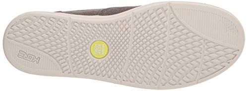 Nunn Bush mens Kore City Walk Canvas Moc Toe Slip-on Sneaker, Cement, 10.5 US