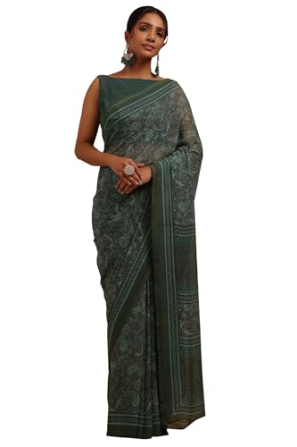 Soch Women Georgette Ethnic Motif Saree