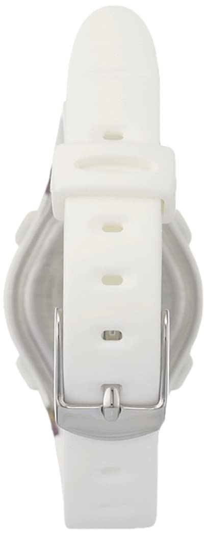 Armitron Sport Women's Digital Chronograph Resin Strap Watch, 45/7012, White/Iridescent Rainbow