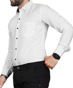 Tee Projekt Casual Cotton Long Sleeve Shirt for Men Formal Wear Regular Wear