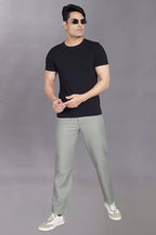 Divisive MenS Relaxed Fit Cotton Linen Trousers