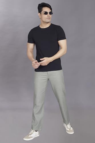Divisive MenS Relaxed Fit Cotton Linen Trousers