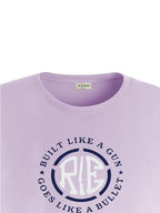 ADRO Men's Solid Regular Fit T-Shirt (RN24-BUL-PU_Purple