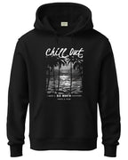 ADRO Men's Cotton Blend Neck Hooded Sweatshirt (H24-CHILL-BL_Black