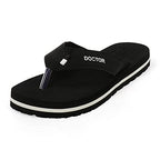 ORTHO JOY Extra Soft Doctor Ortho Slippers for men - Black