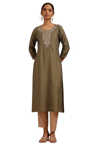 Soch Women Roman Silk Kurta with Zari