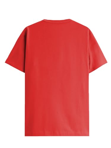 ADRO Tshirt for Men | Printed T Shirt for Men | 100% Cotton T-Shirt |Printed T Shirt | T-Shirts | RN24-FRL-RD