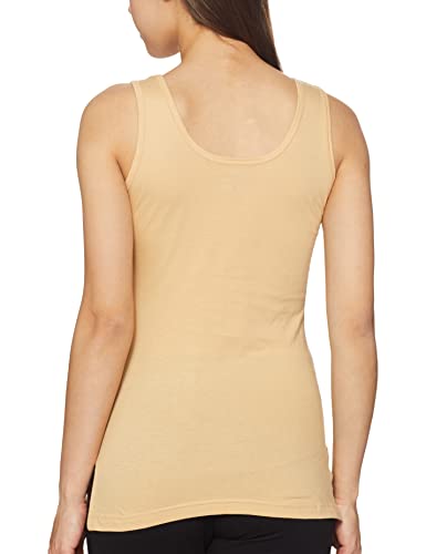 Rupa Softline Regular Fit Women Super Combed Cotton Long Camisole, Under-Shirt,Stretchable and Body-Hugging, Solid Color,Pack of