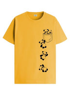 ADRO Tshirt for Men | Printed T Shirt for Men | 100% Cotton T-Shirt |Printed T Shirt | T-Shirts | RN24-POC-MU-2XL Mustard