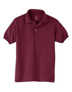 Youth 5050 EcoSmart Jersey Knit Polo - DEEP FOREST - XS(D0102H2HHZ7)