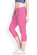 Lux Lyra Women'S Super Combed Cotton Elastane Stretch Slim Fit Capri Pants Xl