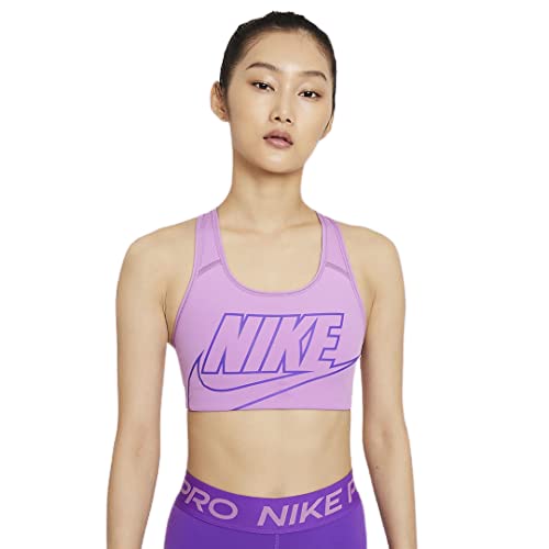 Nike Polyester Wire Free Dri-FIT Swsh Futura Gx Bra Sports Women Running Sports Bras