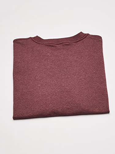 Dickies Men's Heavyweight Crew Neck Short Sleeve Tee, Burgundy Heather, Medium