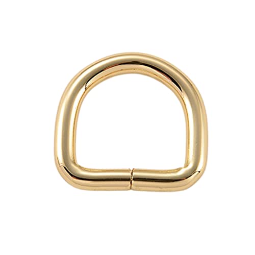 20 Pcs 3/4 Inch (20Mm) Golden D For Handbag Strap Purse Use By Urban Creation 34-20