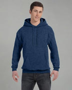 Unisex Ecosmart 5050 Pullover Hooded Sweatshirt - WHITE - S(D0102H7D738)