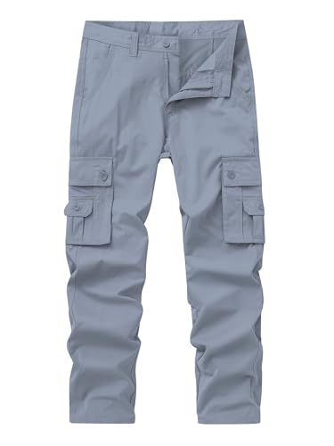 Shasmi Mens Regular Fit Mid Rise Army Green Durable Comfy, Cargo Trousers Pants