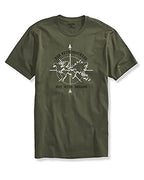 ADRO Die with Memories Not with Dreams Mens Printed T-Shirt (RNR-M-DIE-OL_Olive_2XL)