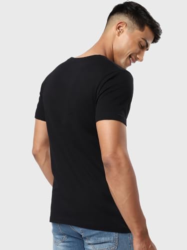 Bewakoof Mens Black The Other T-Shirt