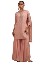 Soch Women Georgette Embroidered Suit Set Mirror and