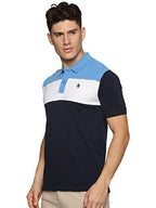 ADRO Premium Cotton Multicolor Polo T-Shirt for Men | PN23-S4-SKWHNB-M