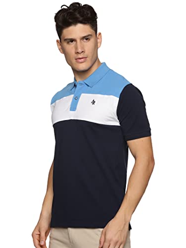ADRO Premium Cotton Multicolor Polo T-Shirt for Men | PN23-S4-SKWHNB-M