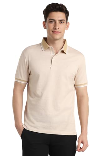 Allen Solly Men Regular Fit Relaxed Fit Printed Casual Cotton Polo Shirt