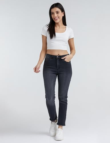 INKD Slim Womens Jeans (INKSS24WJN-405_Graphite