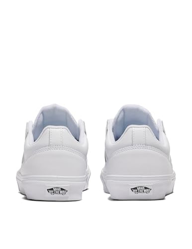 Vans Men's Seldan Sneaker, Tumble White/White, 10.5