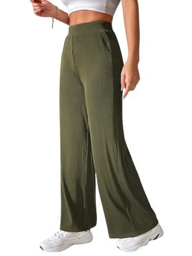 GRECIILOOKS Trouser for Women (GL-TR952-XL-DARK Green)