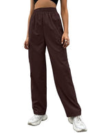 LERIYA FASHION Womens Regular Track Pants (LF-TR867_Coffee