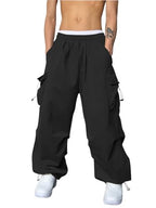 GRECIILOOKS Mens Regular Fit Trouser (GL-TP-1086_Black_2XL)